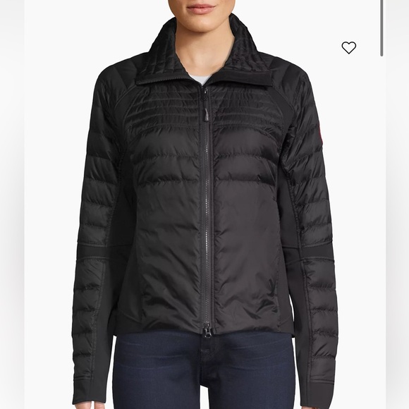 Women's Black Canada Goose HyBridge Perren Jacket sz L - Picture 1 of 8